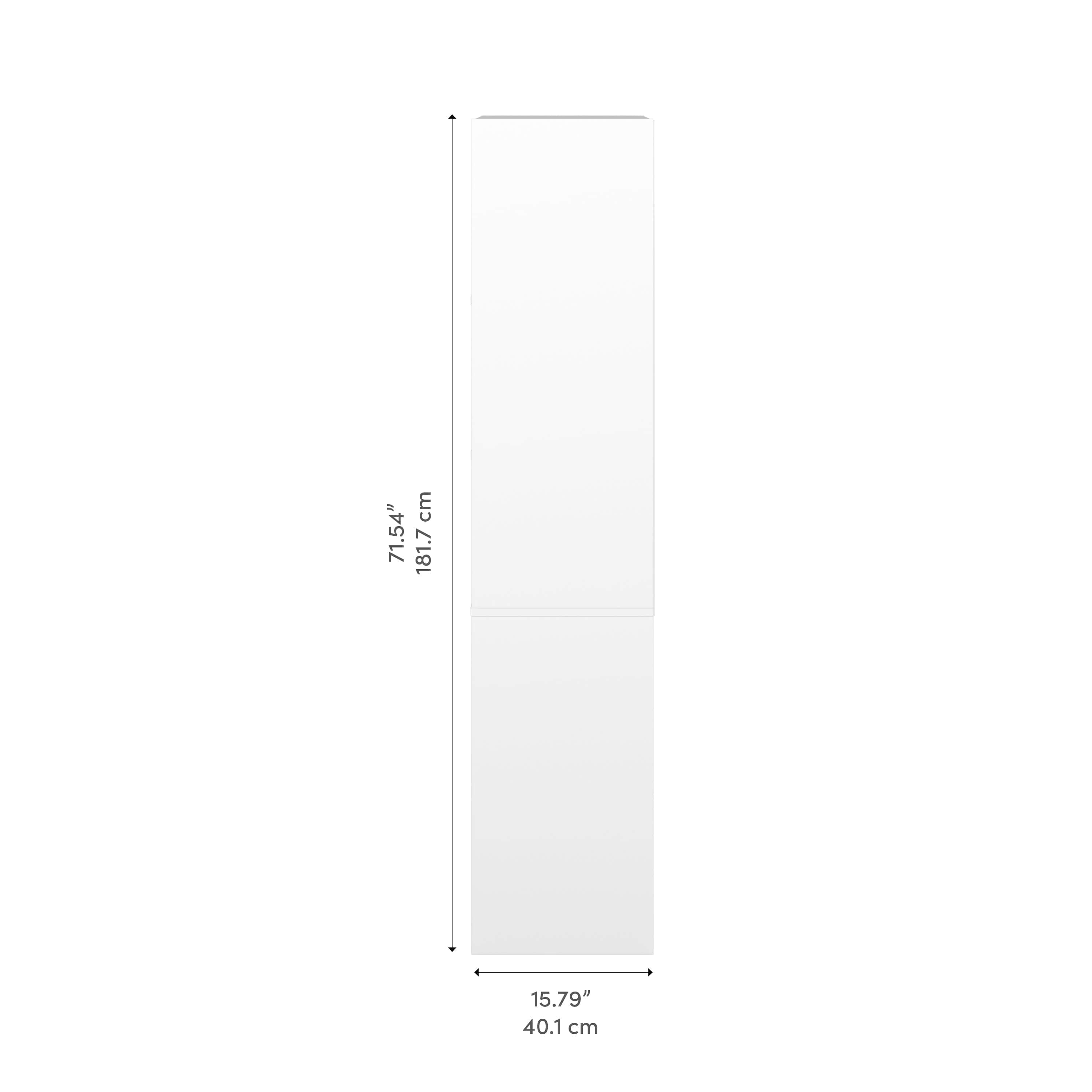 Universal 30W Standard 5-Shelf Bookcase - 4 Color Options for Home, Office & Dorm Room Organization
