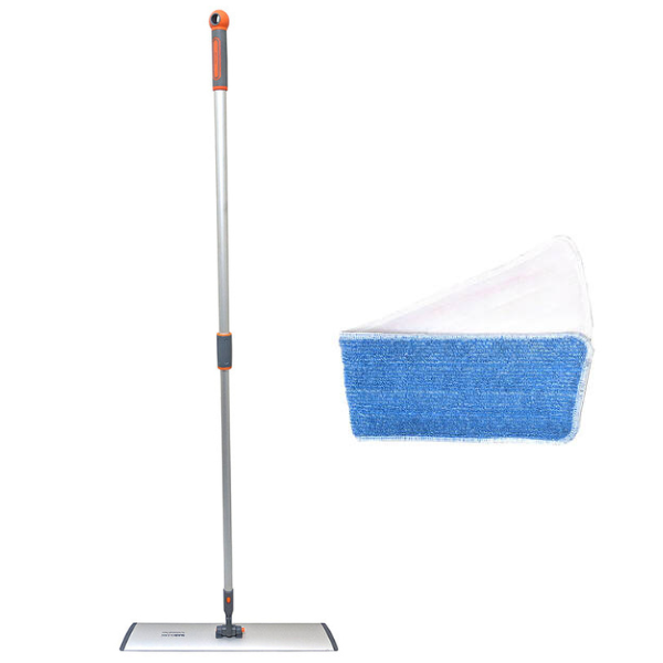 Premium Nab Flat Mop System - 600mm & 900mm Microfiber Floor Cleaning Kit for Hardwood, Tile & Laminate - Perfect for Home, Office & Commercial Use