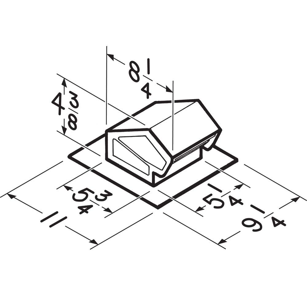 Broan-NuTone 636 Steel Roof Vent Cap for 3