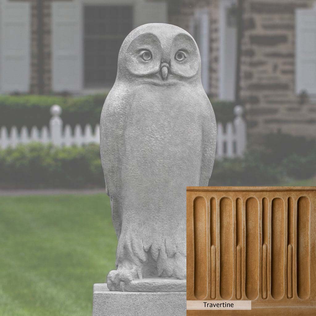 Dr. Hoo Statue - Handcrafted Home Decor & Garden Sculpture | Campania International | Perfect for Indoor & Outdoor Decor, Gifts, and Feng Shui