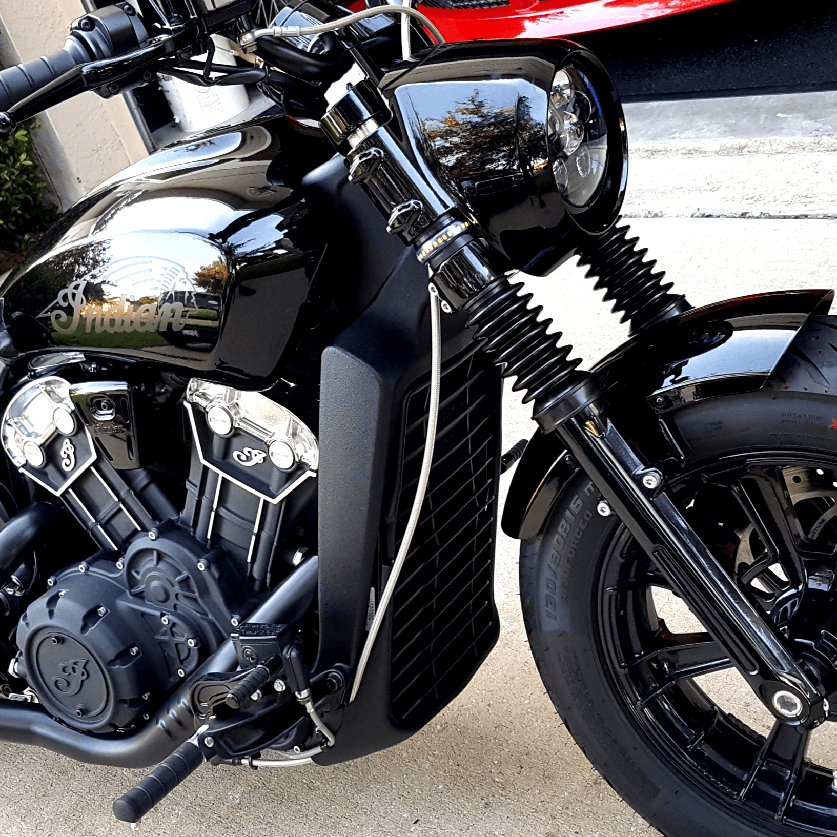Eagle Lights Fork Turn Signals for Indian Scout, Bobber, Sixty & Twenty - Universal Motorcycle LED Indicator Lights for Enhanced Visibility & Safety - Perfect for Night Riding & Urban Commuting