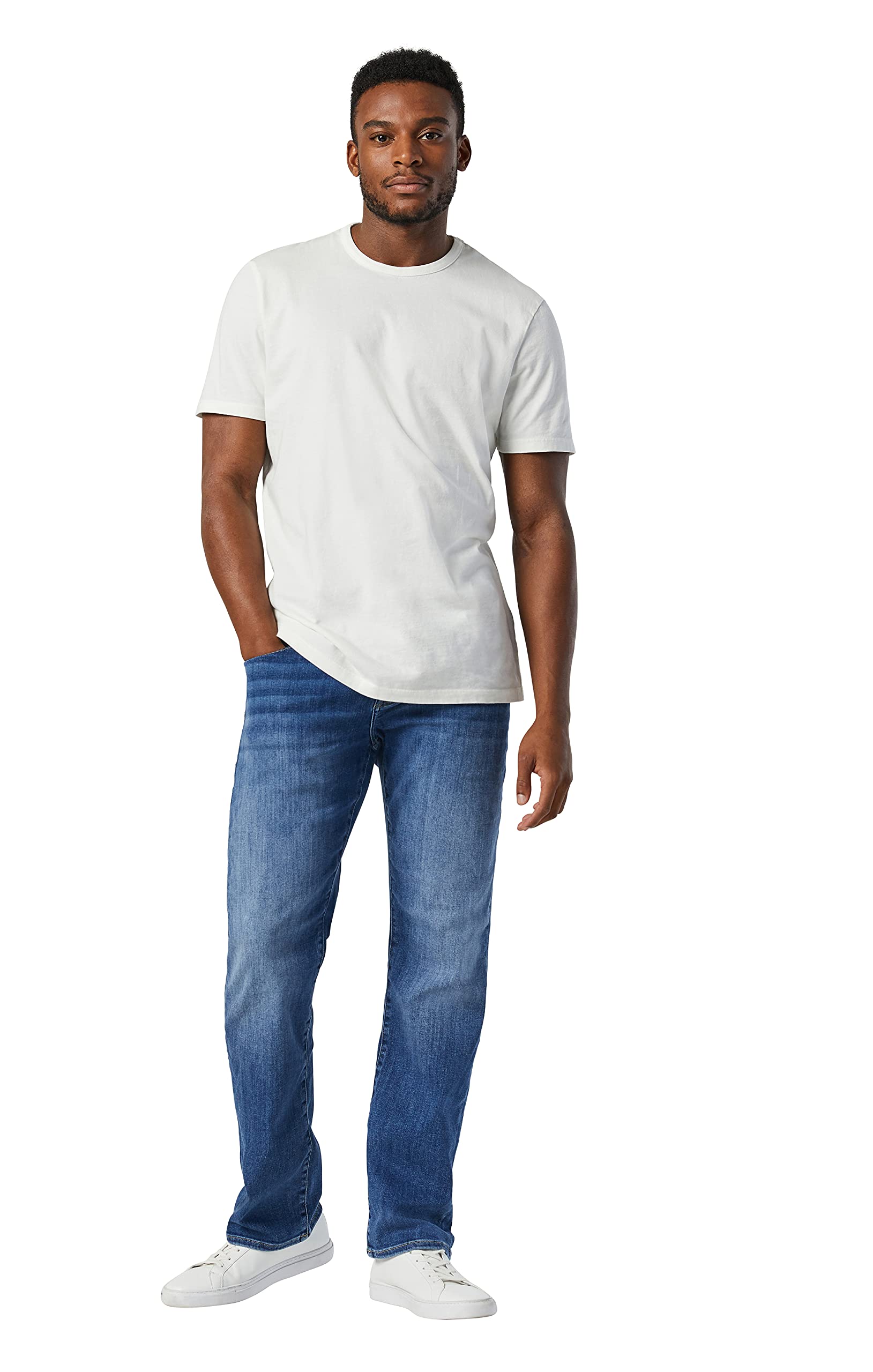 Mavi Marcus Men's Slim Straight Leg Jeans - Regular Rise Comfort Fit Denim Pants for Casual Wear & Everyday Style