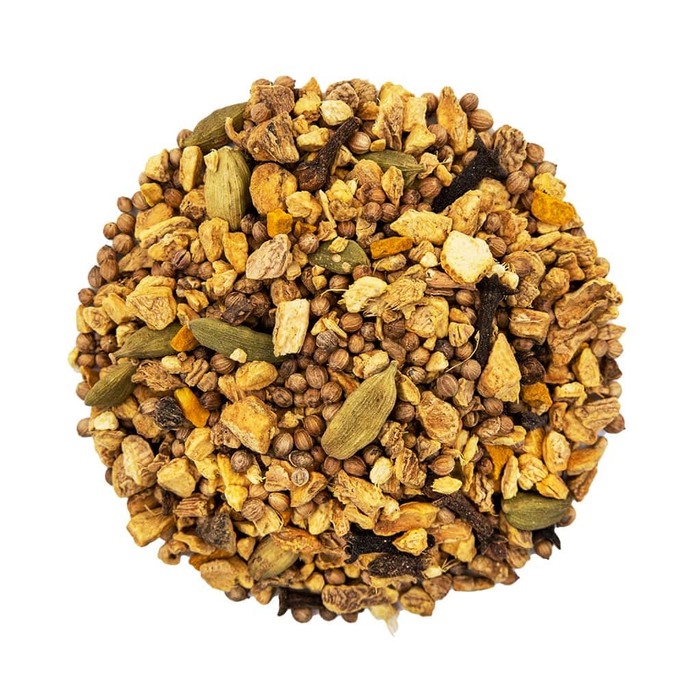 Whistling Kettle Herbal Tea - Caffeine Free Ginger Spice Tea for Energy & Vitality - 4oz (72 Servings) - Perfect for Relaxation, Morning Boost & Afternoon Pick-Me-Up
