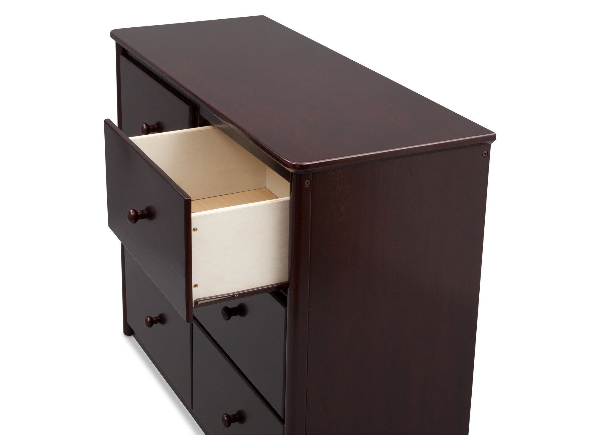 Somerset 6-Drawer Wooden Dresser for Bedroom - Spacious Storage Chest with Smooth Gliding Drawers for Clothes & Linens Organization