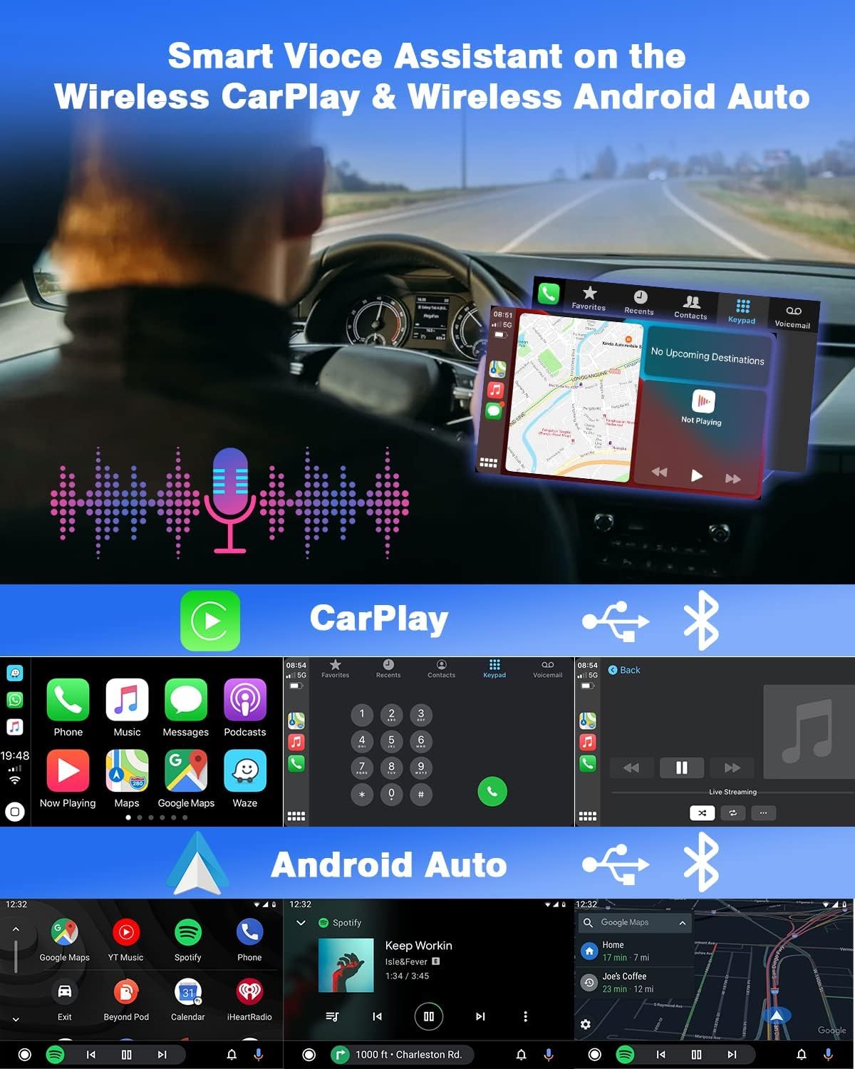 Android 13 Car Stereo for Fiat 500 2007-2015 | 7