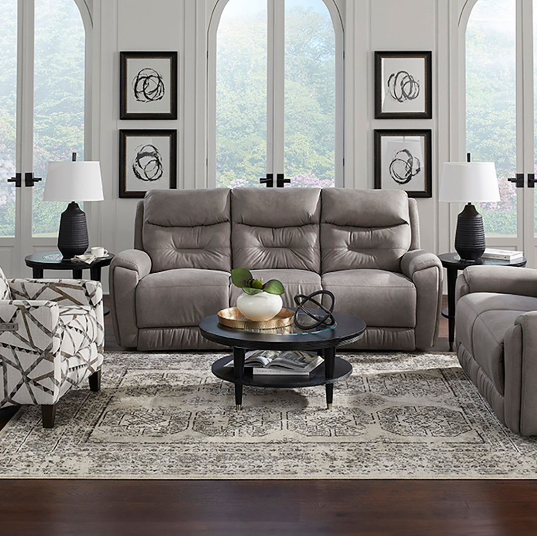 Point Break Triple Power Recliner Sofa - 3-Seater Electric Power Reclining Sectional Couch with USB Charging Ports, Cup Holders - Perfect for Living Room, Home Theater & Family Movie Nights