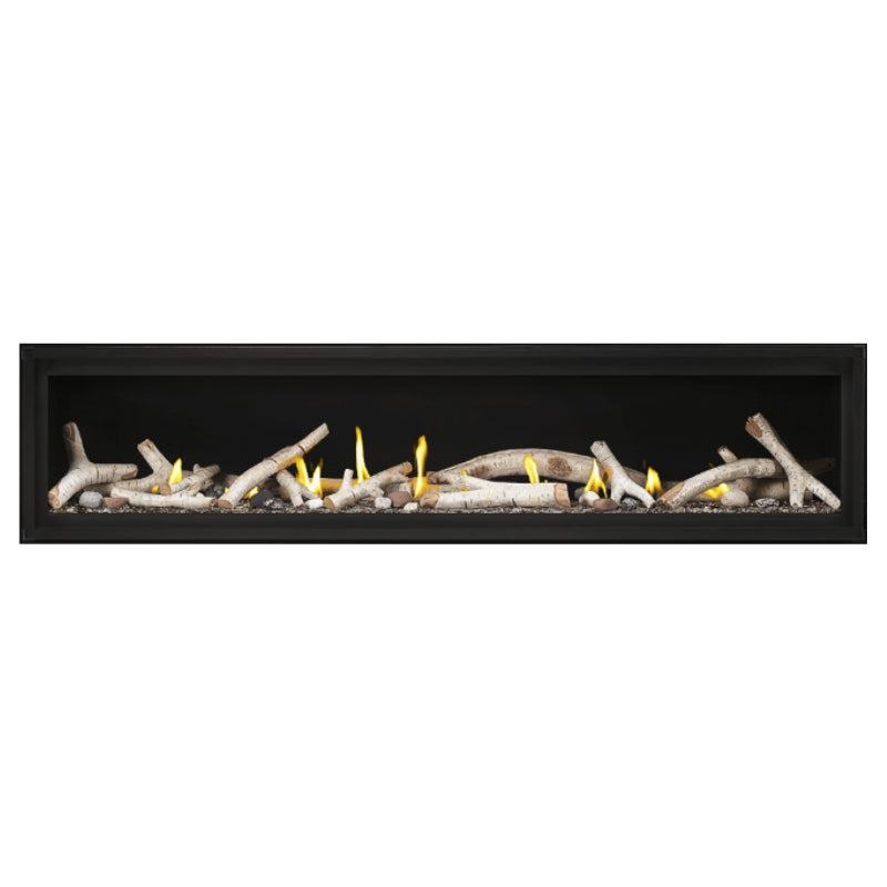 Napoleon Luxuria 74 Linear Direct Vent Gas Fireplace - LVX74NX | Modern Home Heating Solution for Living Rooms & Patios