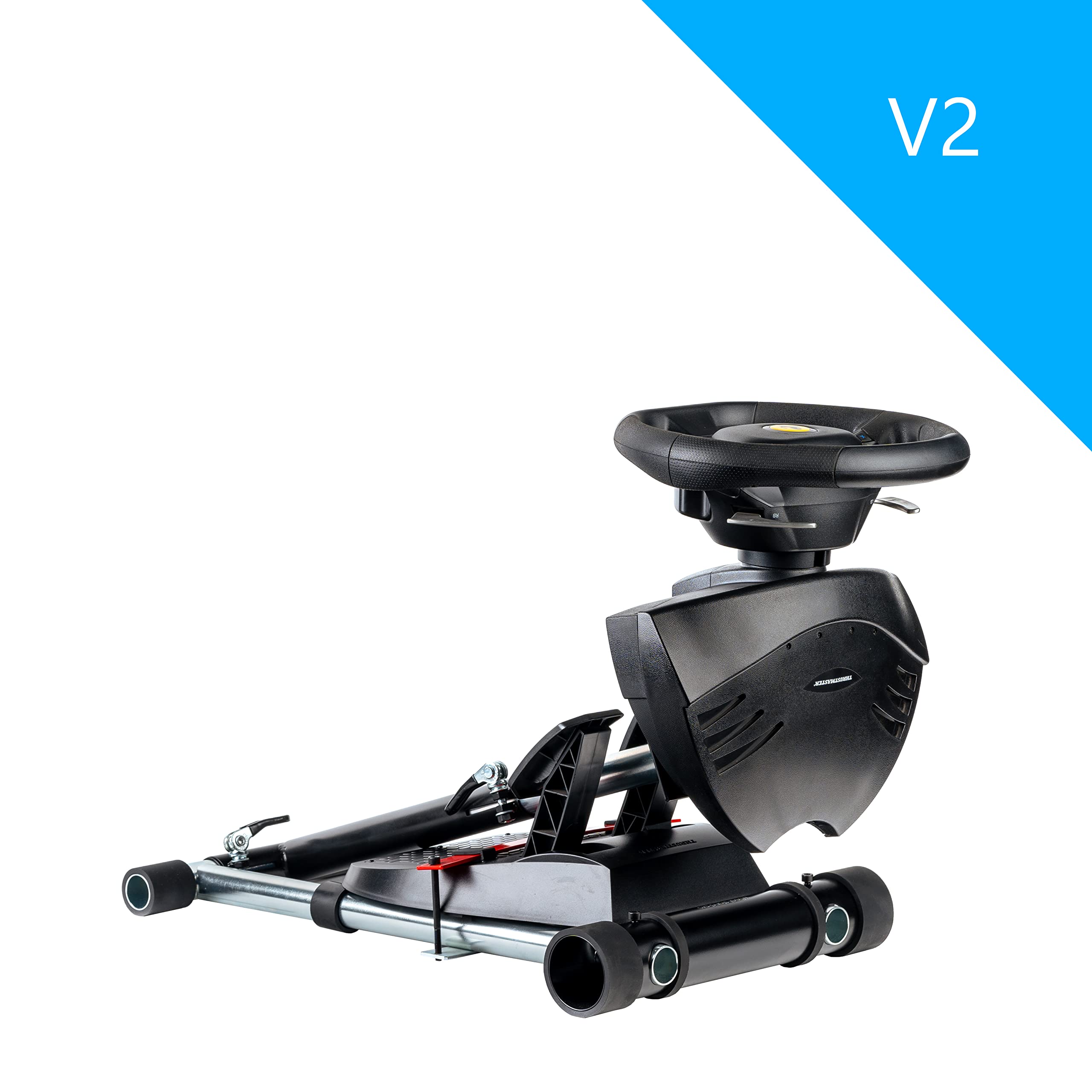 Thrustmaster 458 Wheel Stand Pro - Compatible with Xbox 360, Xbox One, T80, T100, RGT, Ferrari GT & F430 | Logitech Driving Force GT V2 Racing Wheel Stand (Wheel/Pedals Not Included) | Perfect for Sim Racing & Gaming Setups