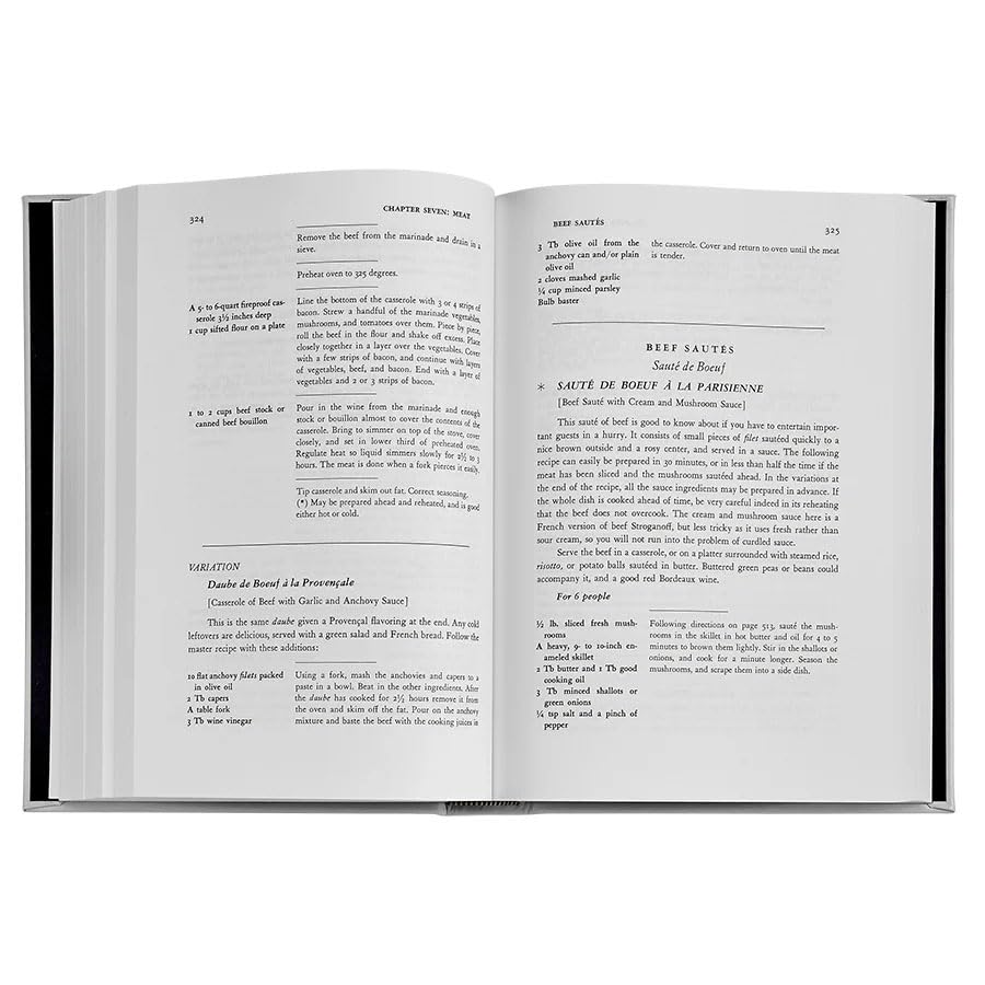 Mastering the Art of French Cooking by Julia Child - Premium Limited Edition Leather Bound Cookbook - Perfect for Home Chefs & Culinary Enthusiasts