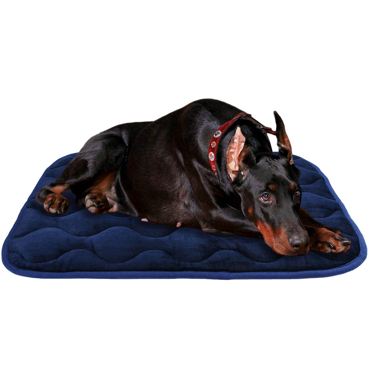 AIPERRO Washable Dog Crate Pad - Comfortable Pet Bed Mat for Large, Medium & Small Dogs & Cats (46