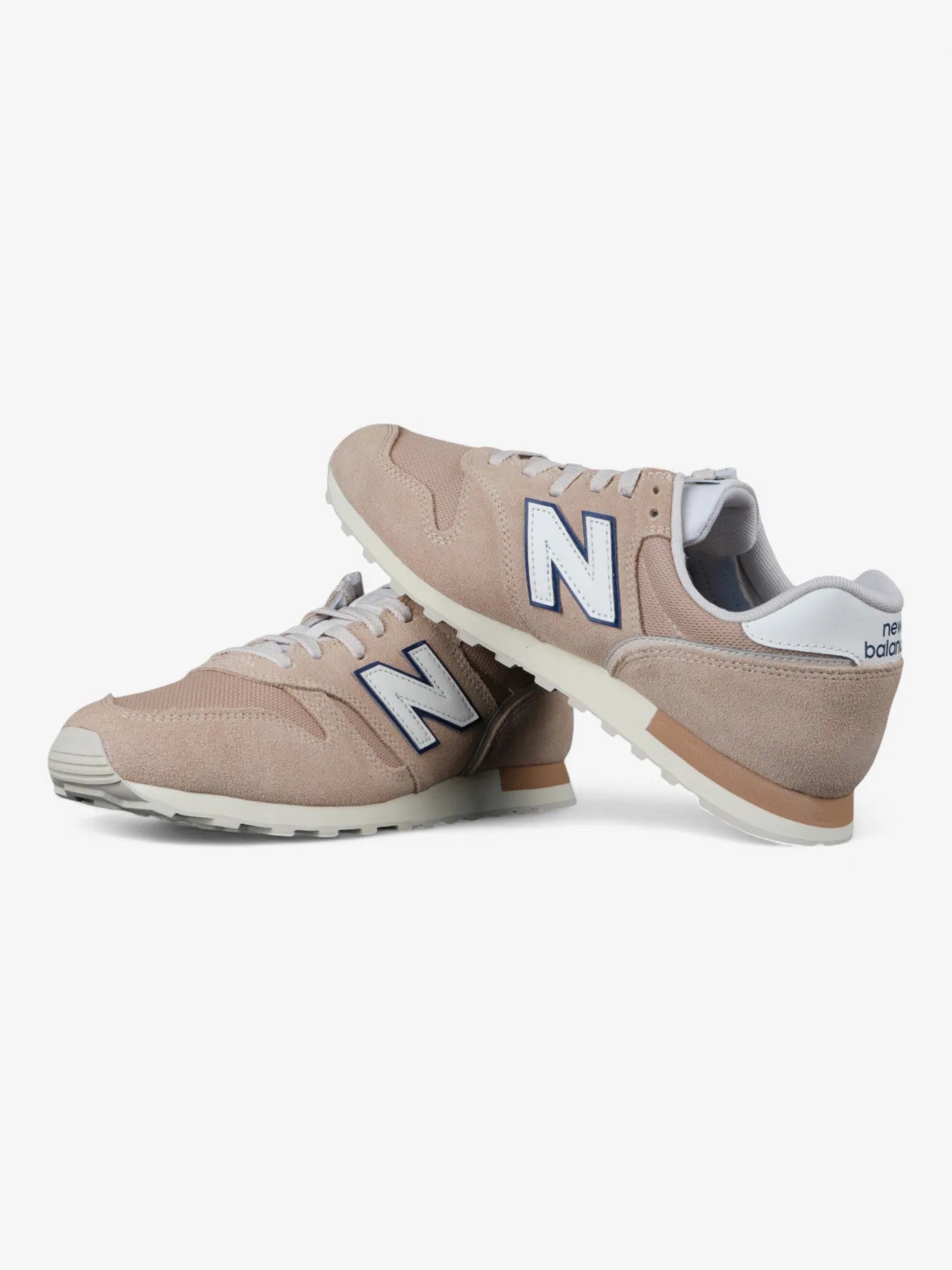 New Balance 373 Women's Sneakers - Beige & White Casual Shoes for Walking, Running & Everyday Comfort