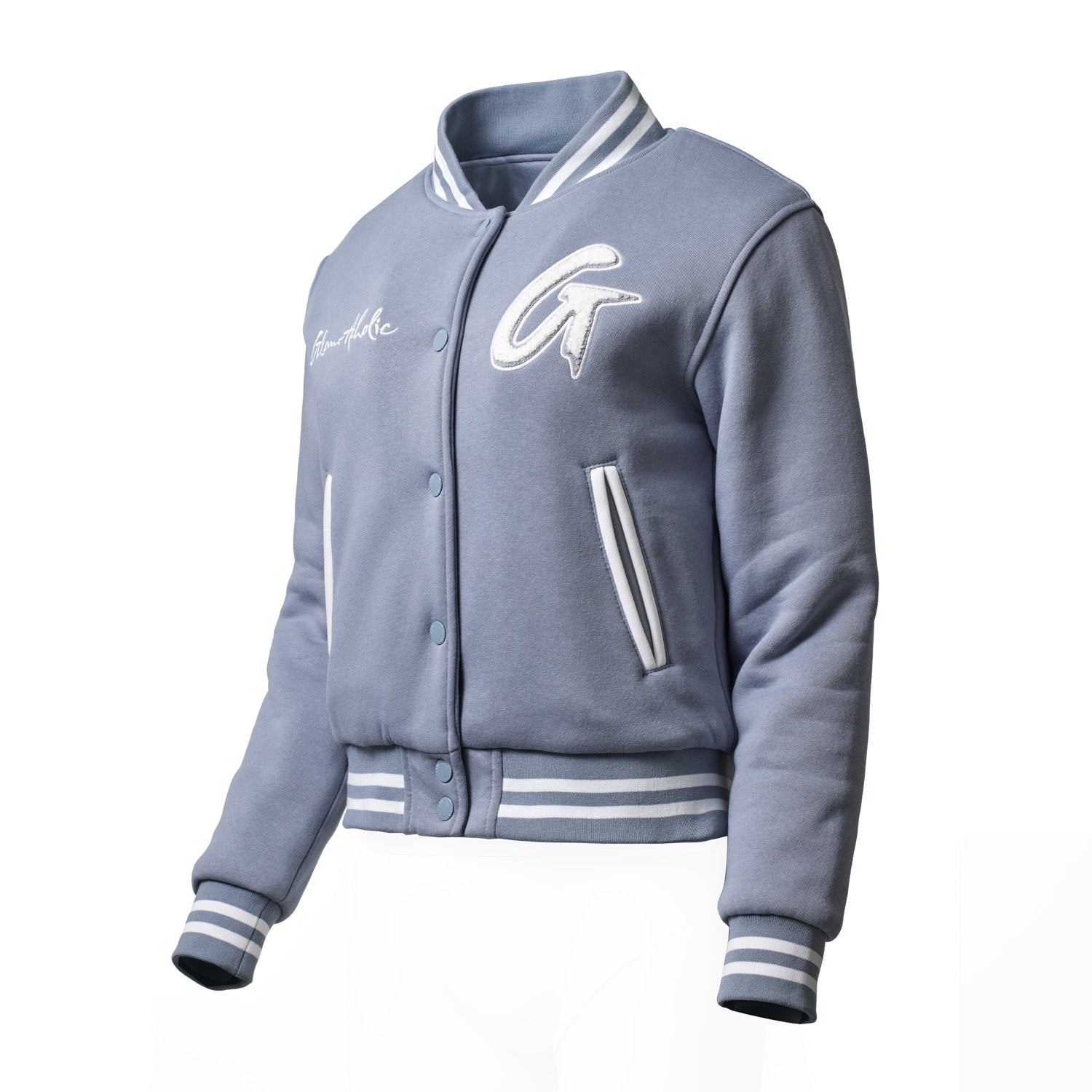 Essential Varsity Jacket for Men & Women - Classic Gray Baseball Letterman Jacket | Perfect for School, Sports & Casual Outfits