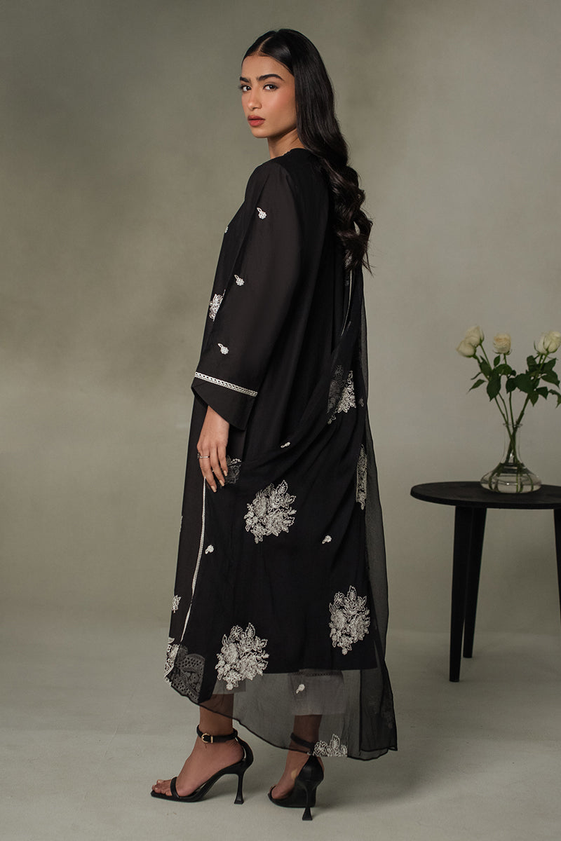 Elegant Monochromatic 2-Piece Set (Shirt & Dupatta) for Women - Perfect for Weddings, Parties & Festive Occasions