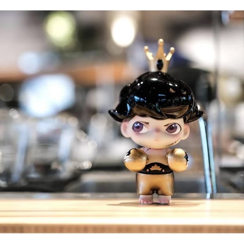 DIMOO Golden Boxer Limited Edition Collectible Figure - Rare Anime Toy for Display, Gift & Home Decor