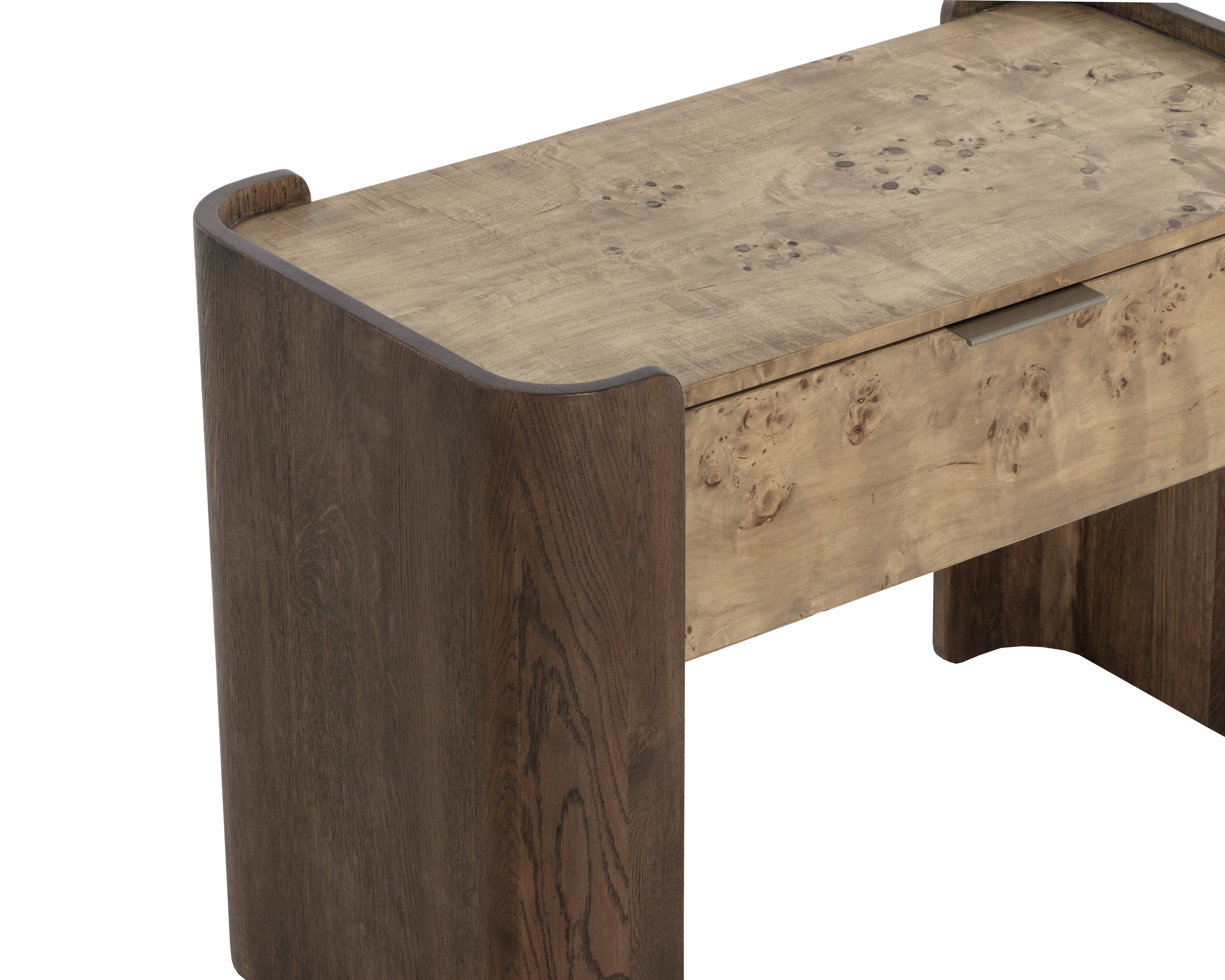 Modern Beryl Nightstand - Stylish Bedside Table with Storage Drawer for Bedroom, Living Room, or Office - Perfect for Small Spaces & Home Decor
