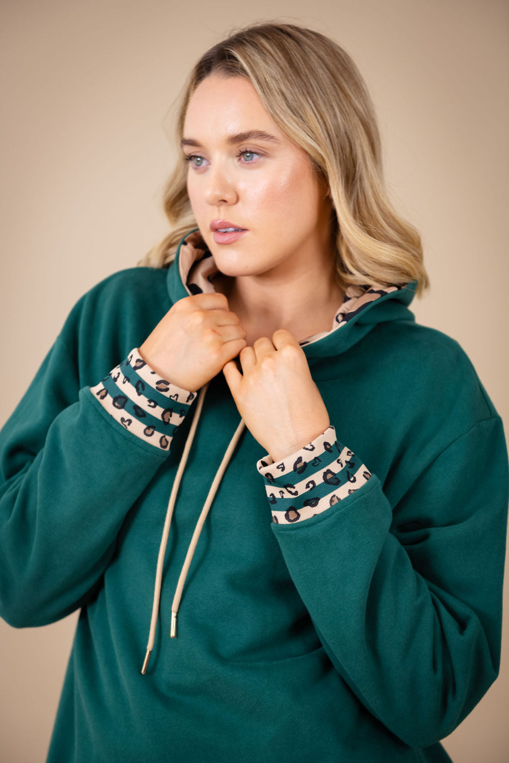 Aisling Hoodie - Soft Green Pullover for Women & Men | Cozy Casual Wear for Outdoors, Travel & Lounge