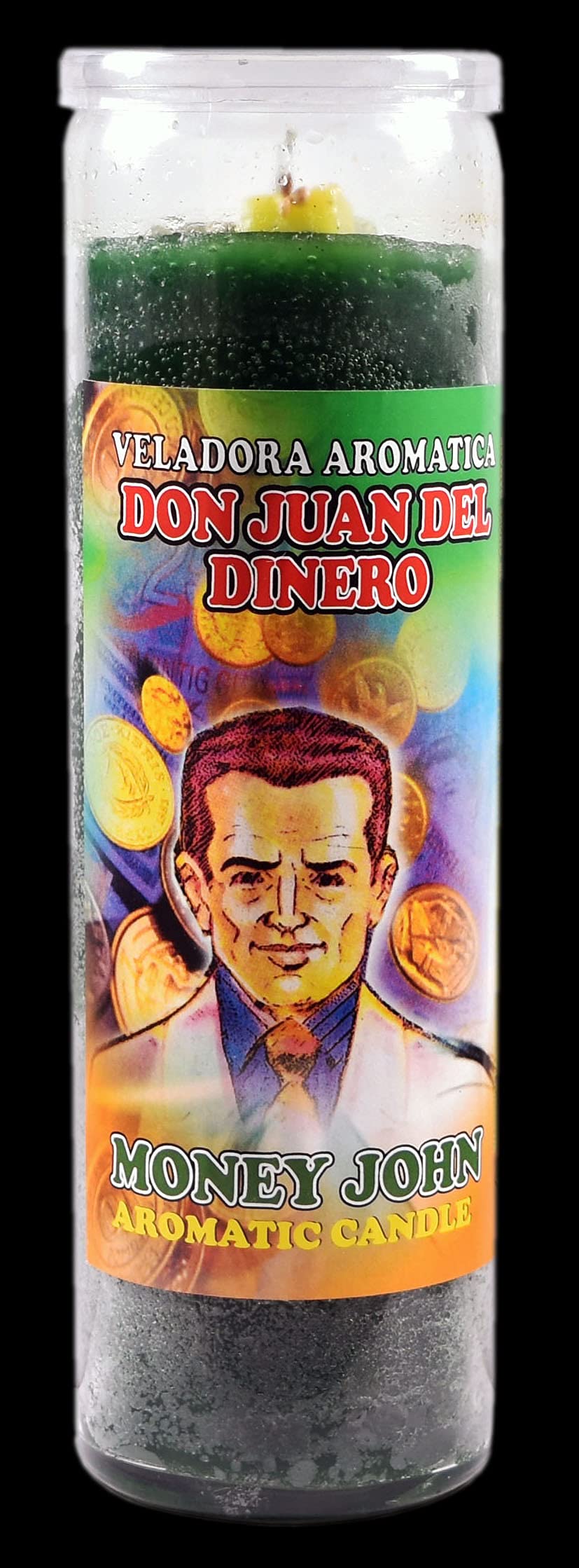 12-Piece Aromatic Cocktail Candles Set - Veladora Mr. Money Don Juan Del Dinero for Home Decor, Romantic Dinners & Spiritual Rituals