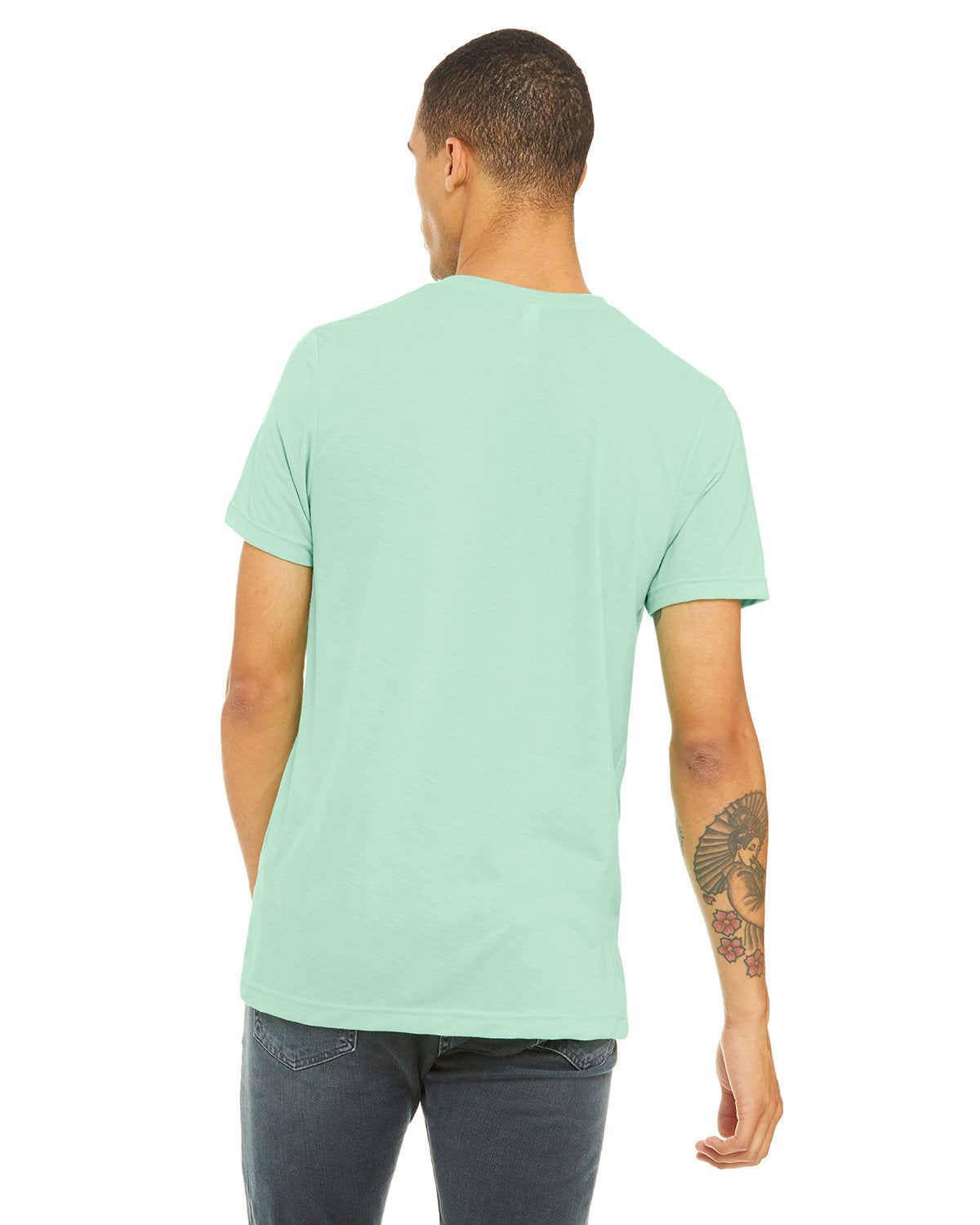 Bella + Canvas 3001CVC Unisex Heather CVC Crew Neck T-Shirt - Soft Cotton Blend Tee for Men & Women - Perfect for Casual Wear, Screen Printing & Everyday Outfits