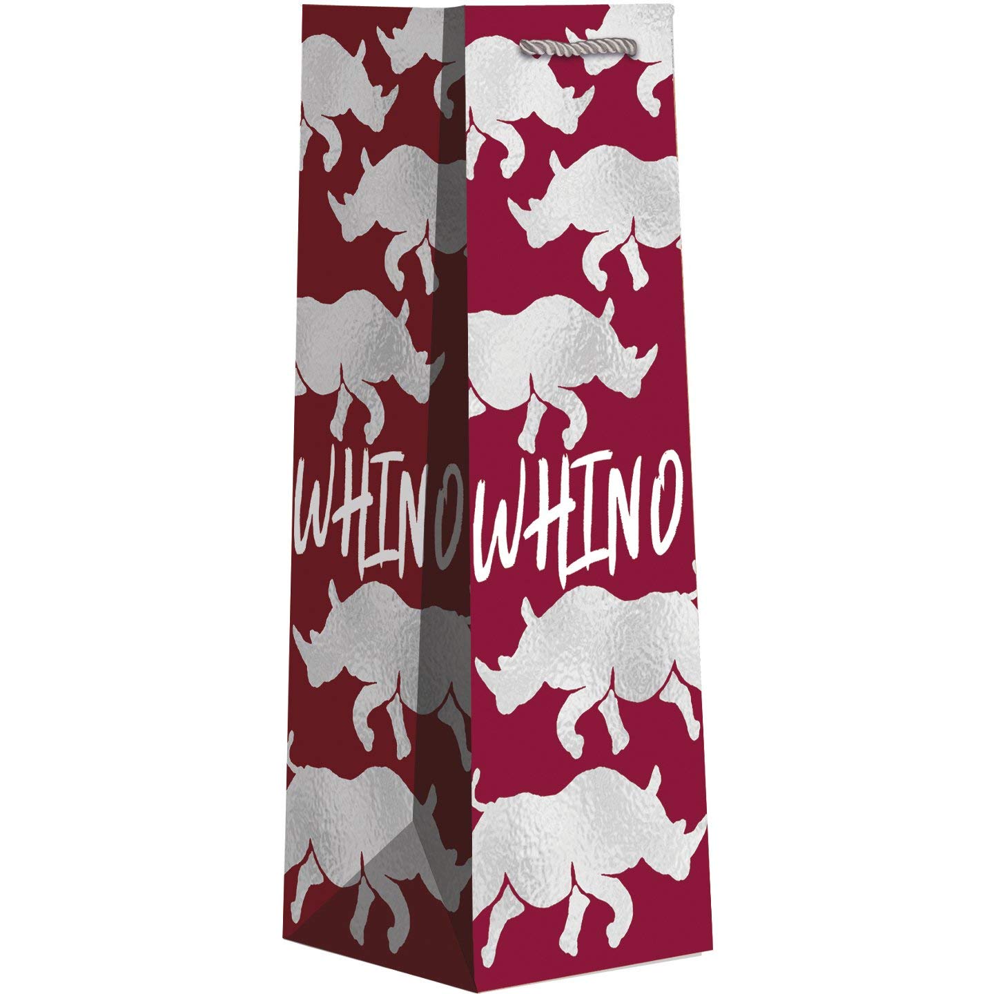 Eco-Friendly Wine Bottle Gift Bags (60 Pack) - Perfect for Party Favors, Wedding Gifts & Holiday Presents - Save The Whino by Jillson Roberts