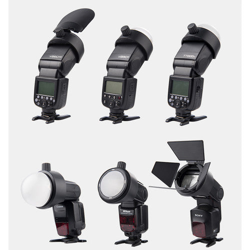 Godox Round Head Magnetic Modifier Adapter - Professional Photography Lighting Accessory for Studio, Portrait, and Product Photography