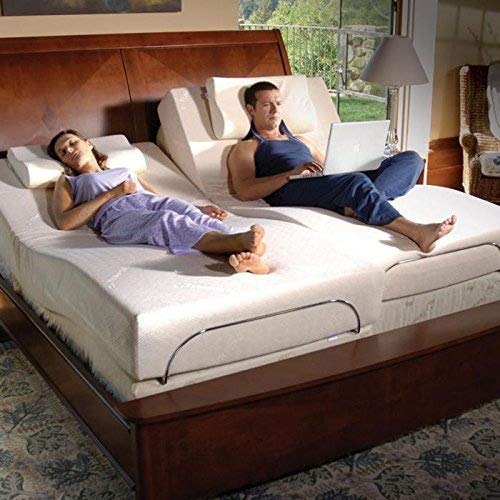 Premium 800 Thread Count 100% Cotton Split King Sheet Set - 4 Piece Bedding for Adjustable Beds with 34