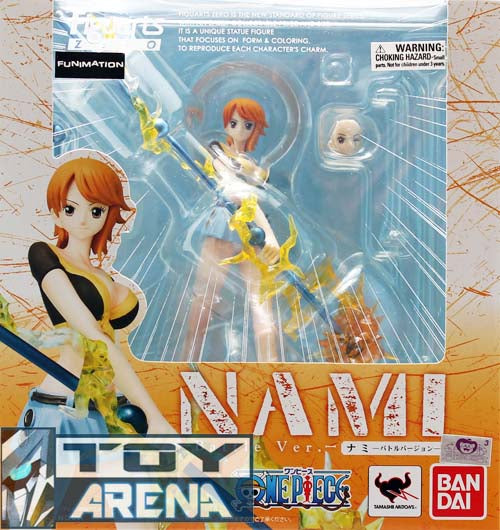Figuarts Zero Nami Battle Ver One Piece Figure - Anime Collectible for Fans, Display & Decoration for Home & Office