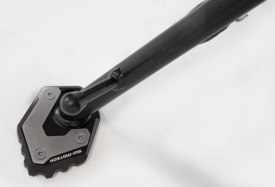 SW Motech F850GS F750GS Sidestand Foot Enlarger - Motorcycle Kickstand Foot Pad for BMW F 750 GS & F 850 GS - Improves Stability on Soft Ground & Uneven Surfaces