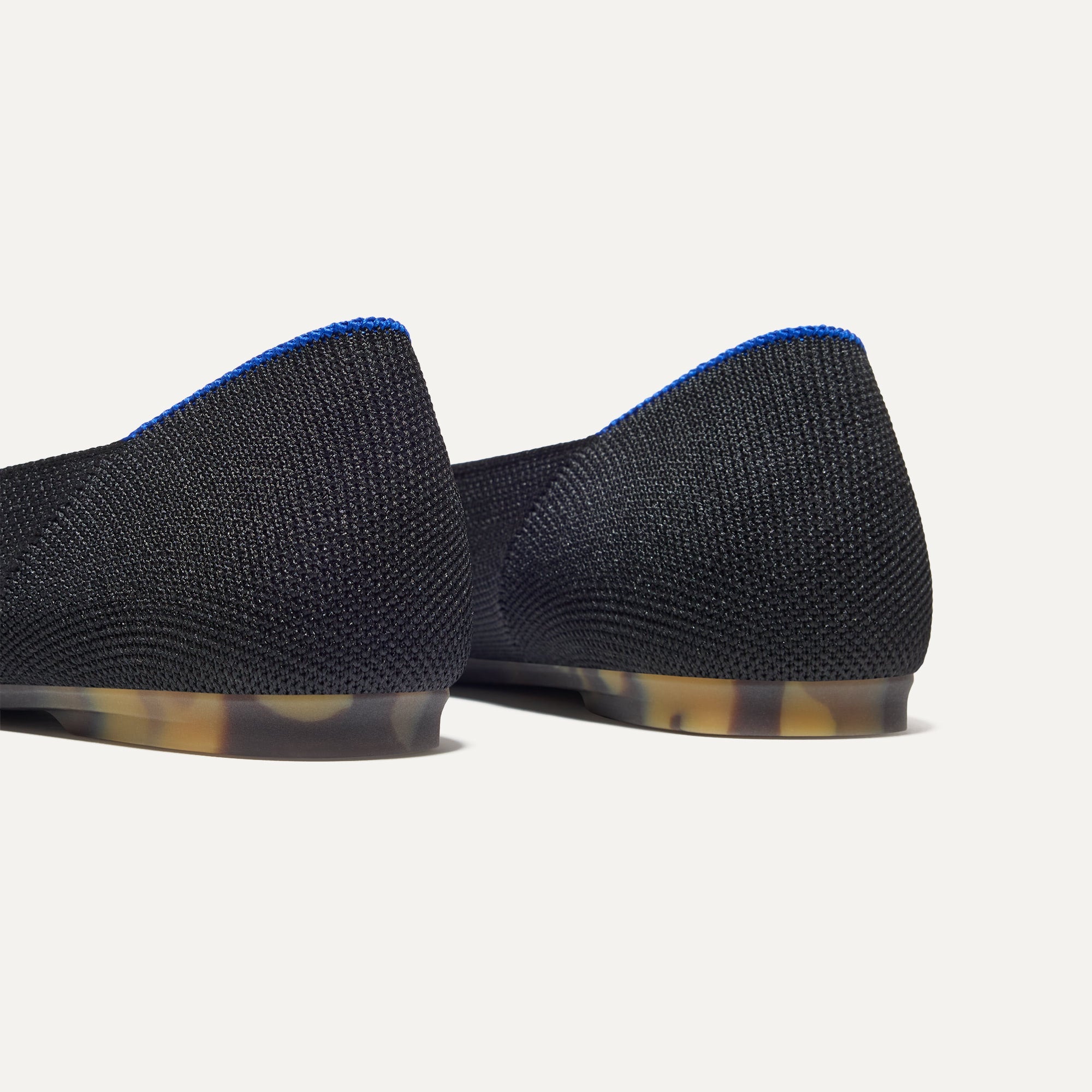 Emblem Ballet Flat Shoes for Women - Comfortable Black Slip-On Flats | Perfect for Work, Office, and Casual Wear