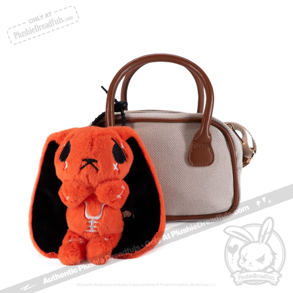 Anxiety Rabbit Plush Keychain - Cute Stress Relief Toy for Adults & Kids | Soft Stuffed Animal for Anxiety Relief, Emotional Support, and Keychain Accessory | Perfect for Home, Office, or Travel Companion