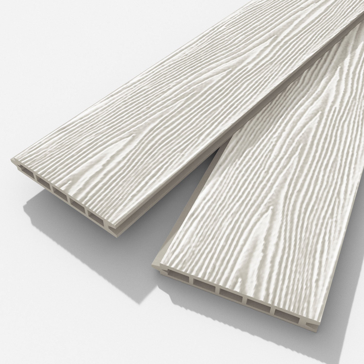 Classic Blossom Curved Top Fence Panel - Light Stone Composite Fence with Durable Posts | Perfect for Garden, Backyard, and Privacy Fencing