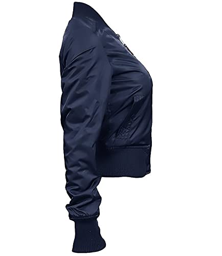 Top Gun Official MA-1 Bomber Jacket - Military Style Flight Jacket for Men & Women | Perfect for Halloween Costumes, Movie Cosplay & Aviation Enthusiasts