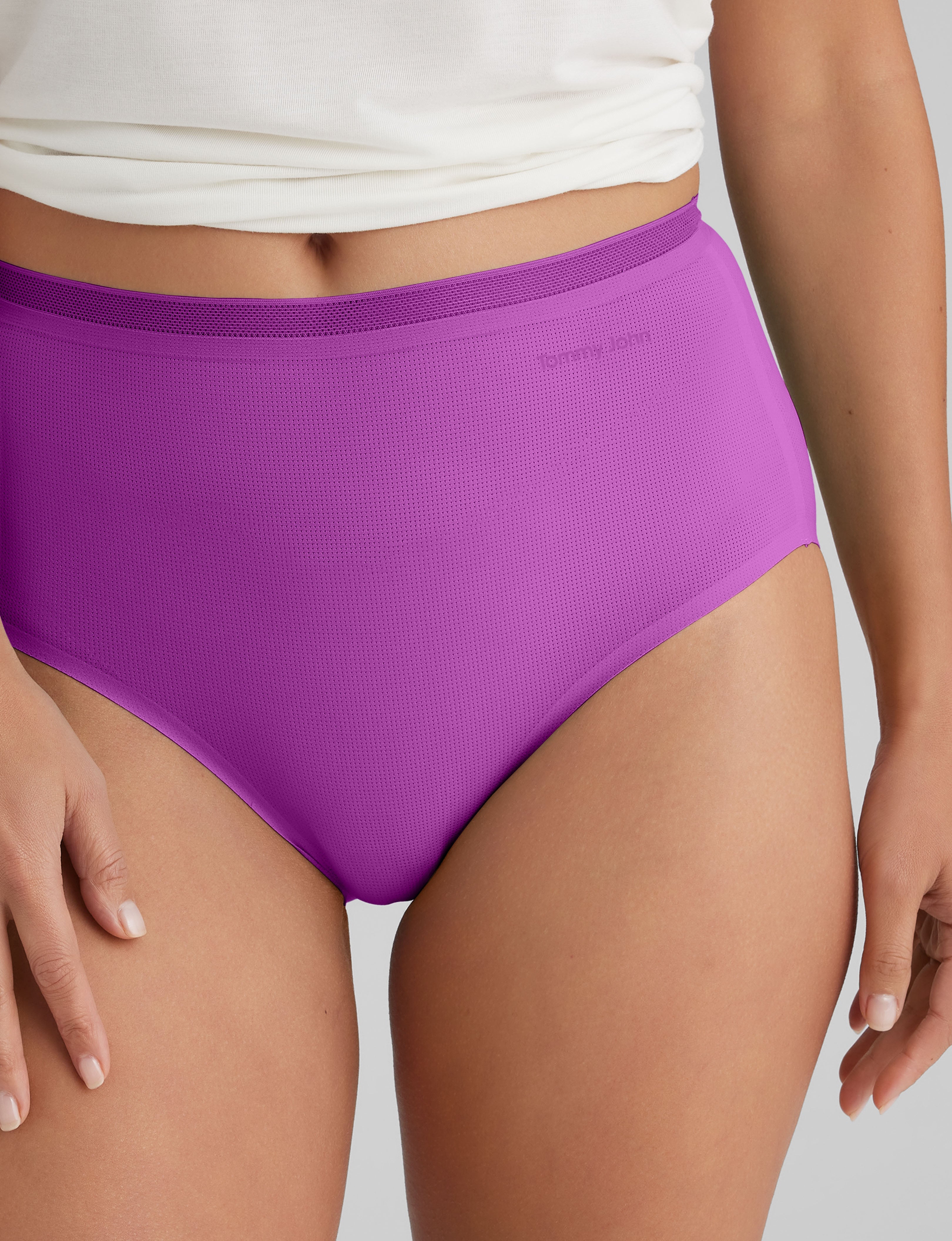 Women's High Rise Briefs - Soft Cotton Underwear for Comfort & Support - Perfect for Everyday Wear, Yoga & Lounge