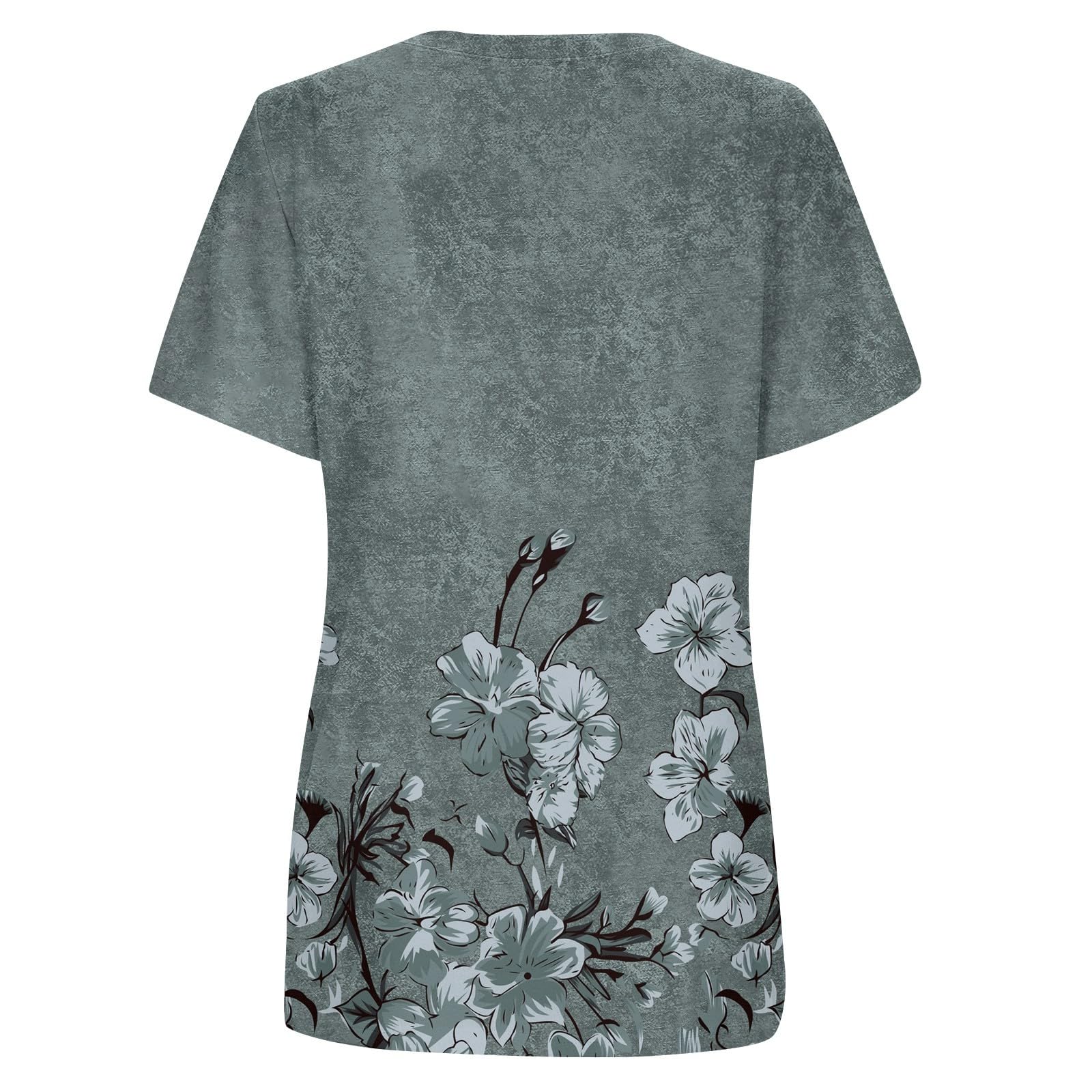 Trendy Women's Pleated Short Sleeve T-Shirt - Loose Scoop Neck Casual Blouse for Summer & Business Wear | Perfect for Office, Outings & Daily Comfort