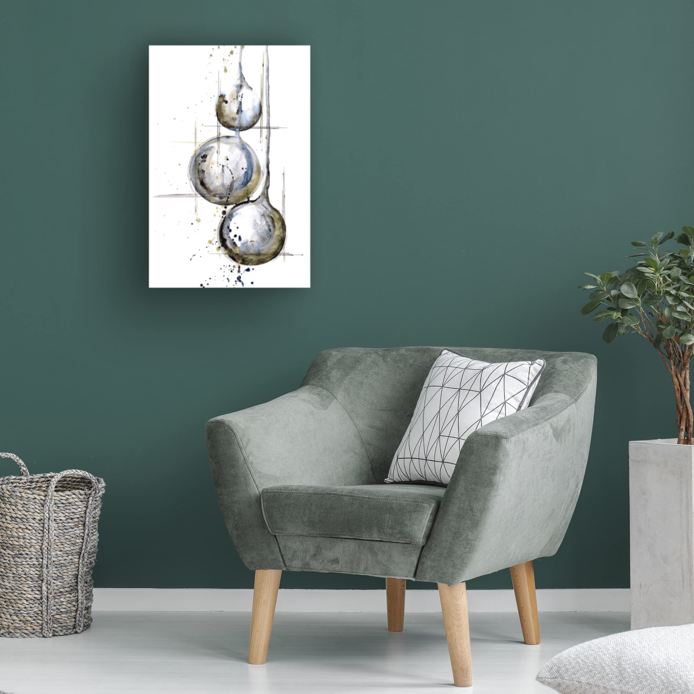 Trademark Fine Art 'Pioneer IV' Canvas Wall Art by Lily Liama - Modern Abstract Painting for Living Room, Bedroom & Office Decor