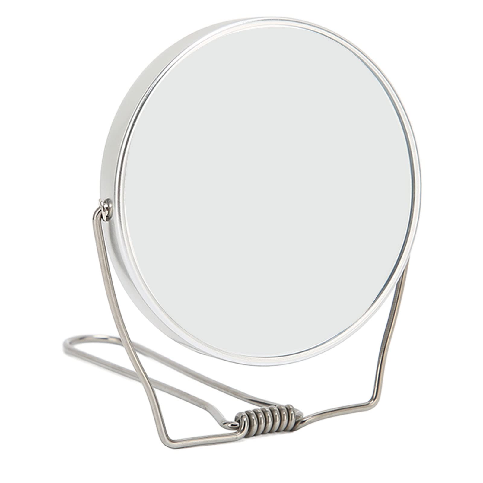 Desktop Makeup Mirror with Stand - Small Double Sided Handheld Vanity Mirror, HD Foldable 360° Rotation Cosmetic Mirror for Home & Travel | Perfect for Makeup Application, Skincare Routine, and Salon Use