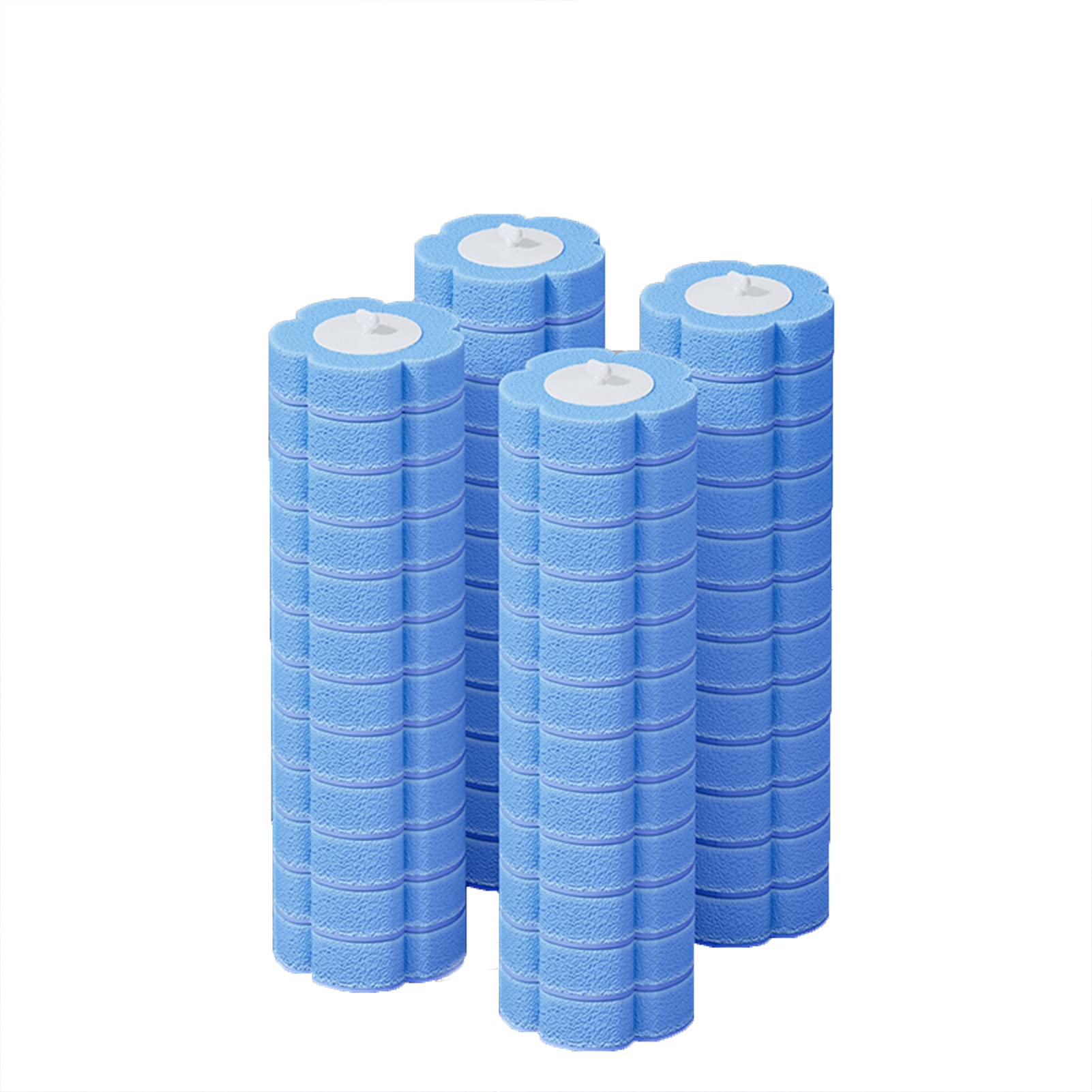 Disposable Toilet Brush Kit with 10/22/34/46 Refill Heads - Strong Cleaning for Bathroom Hygiene
