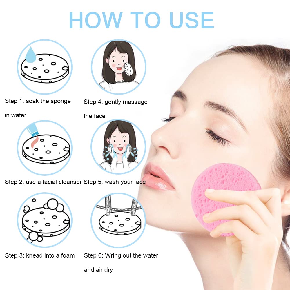 36 Pcs Compressed Makeup Sponges - Soft Facial Cleansing Sponges for Makeup Removal & Skin Care | Perfect for Daily Beauty Routine & Travel Essentials