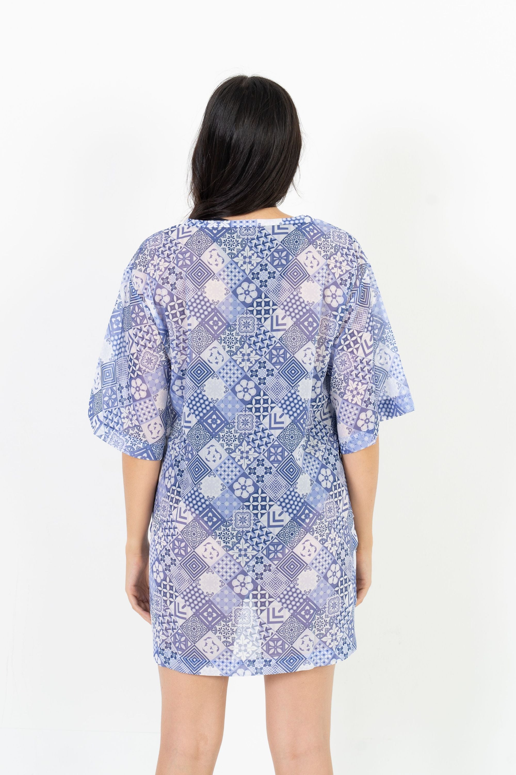 Stylish Lagos Beach Tunic for Women - Flowy Summer Cover Up Dress - Perfect for Beach Vacations, Pool Parties & Resort Wear