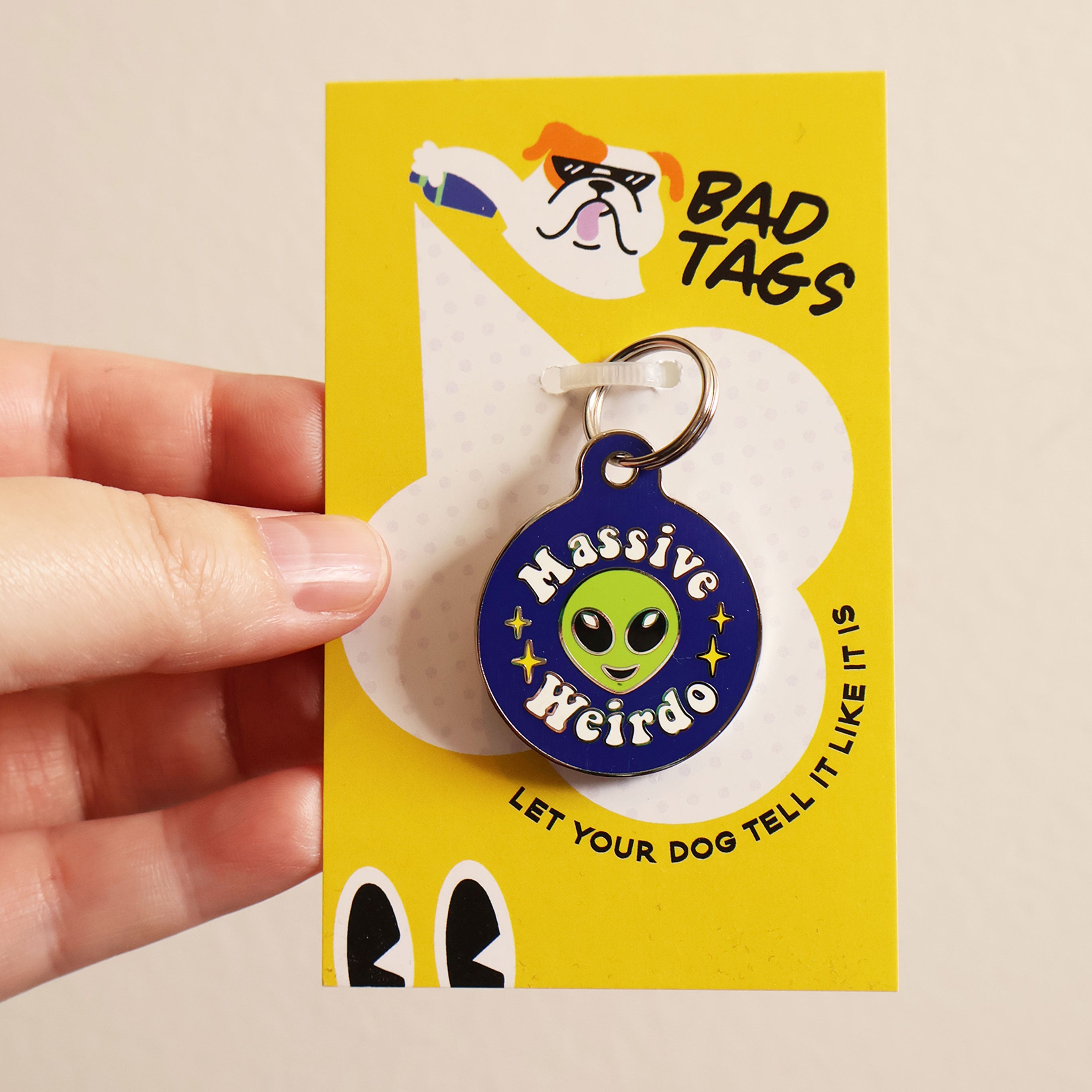 Bad Tags Massive Weirdo - Funny Novelty Gift for Friends & Office Pranks - Perfect for Parties, Gag Gifts & Social Media Challenges