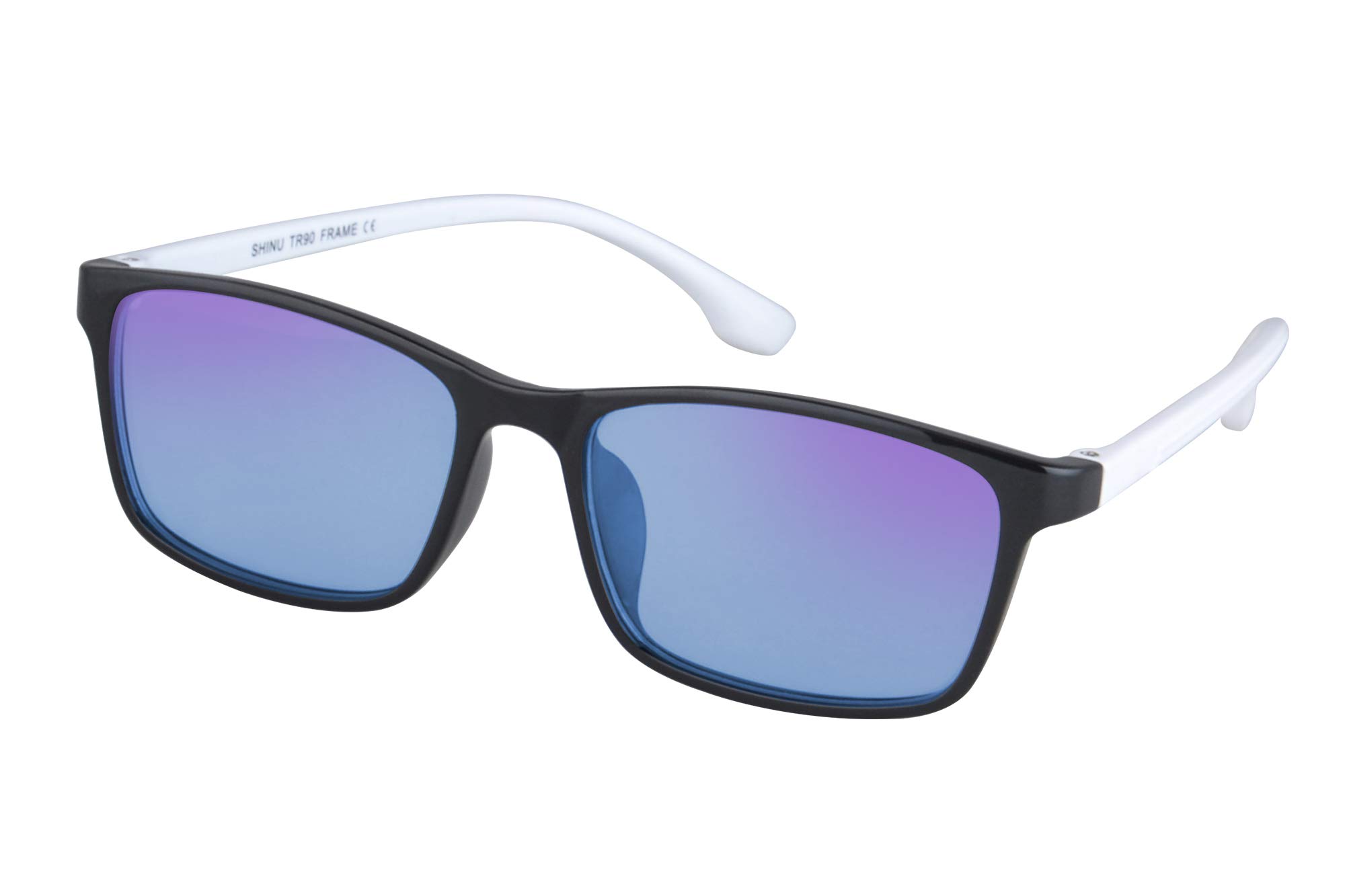 Color Blindness Glasses for Men & Women - Myopia Reading Glasses with UV Protection - Fashion Sunglasses for Color Vision Deficiency - Perfect for Outdoor Activities, Driving & Daily Wear (Model: RMCBSH014)