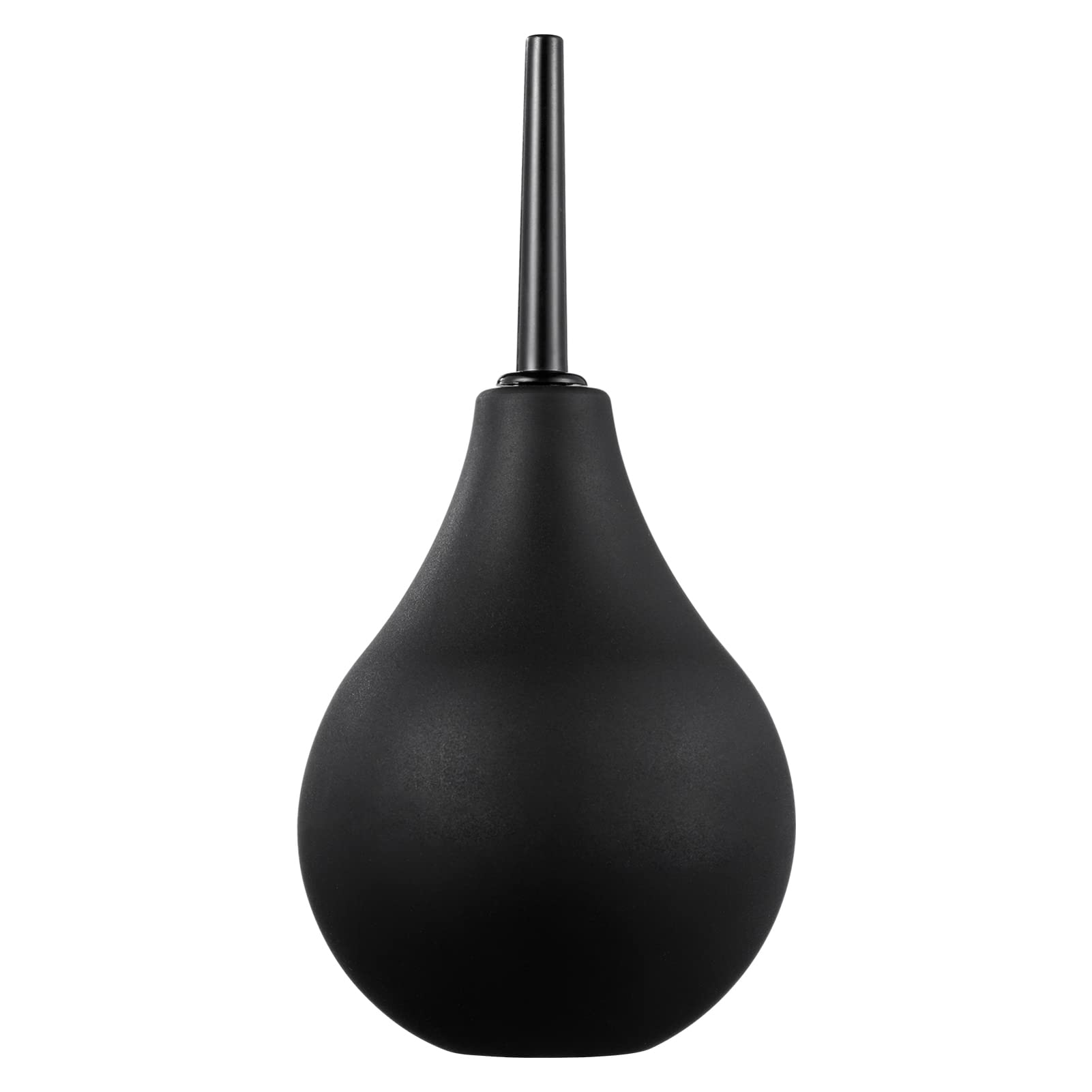 Healifty 224ml Rubber Ear Syringe Bulb for Ear Wax Removal - Gentle Ear Cleaning Tool for Infants & Adults (Black) - Perfect for Home Ear Care & Travel First Aid Kit