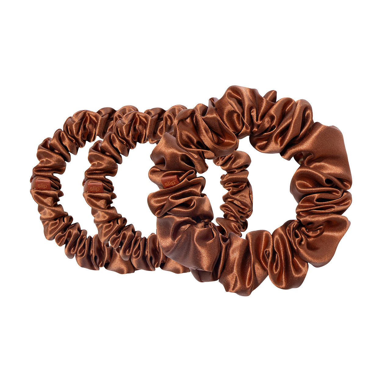 Back to Basics Assorted Scrunchies Hair Ties - Soft Elastic Hair Bands for Women & Girls - Perfect for Workouts, Yoga, School & Everyday Use