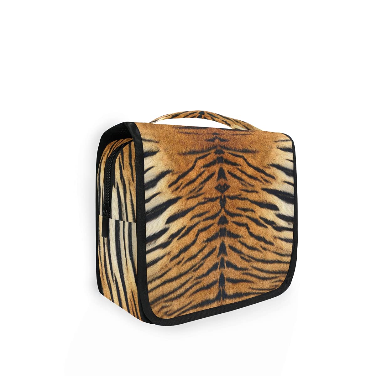 Premium Hanging Toiletry Bag with Tiger Print - Waterproof Travel Cosmetic Organizer for Makeup & Toiletries | Portable Shower Caddy for Bathroom, Camping & Gym | Ideal Gift for Women & Men Travel Accessories