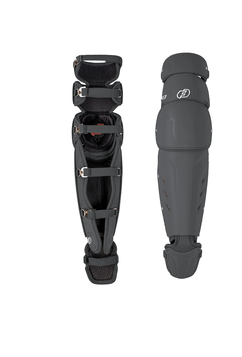 FORCE3 XS3® Pro Leg Guards for Adults - Baseball & Softball Protective Gear - Perfect for Catchers, Umpires & Players