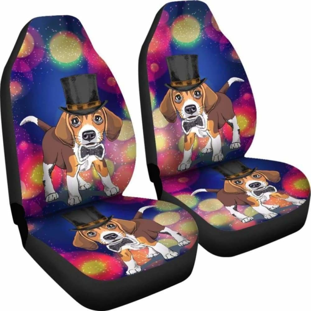 **Beagle Car Seat Covers for Dogs - Universal Fit, Waterproof & Non-Slip Pet Seat Protector - Perfect for Travel, Outdoor Adventures & Daily Commute**