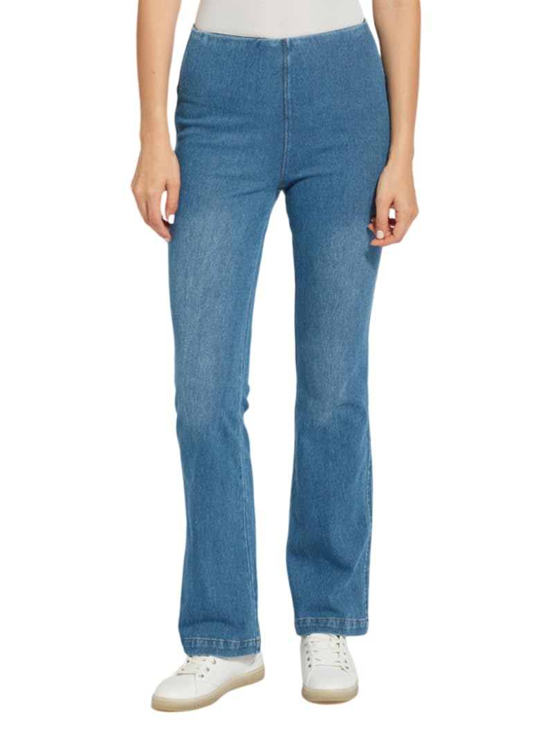 Lyssé Women's Bootcut Stretch Denim Jeans – Comfortable & Flattering Fit for Casual Wear, Office & Night Out
