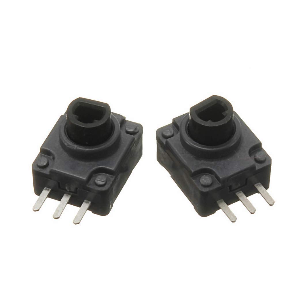 Xbox 360 Controller Replacement Parts Kit - 3D Analog Stick Sensor Potentiometers, Thumbsticks & LT RT Trigger Switch Buttons for DIY Repair (Black) | Perfect for Gaming Enthusiasts & Home Fixes