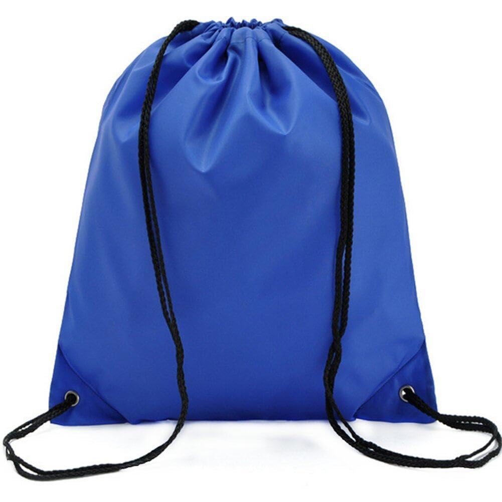 Waterproof Drawstring Backpack for Travel, Sports, Camping & Hiking - Lightweight Storage Bag for Outdoor Adventures (Blue)