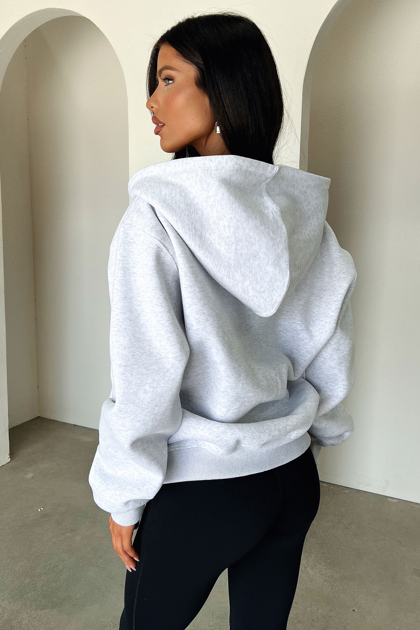 Dale Zip Up Hoodie for Men & Women | Grey Pullover Fleece Jacket | Casual Streetwear for Outdoor Activities & Everyday Wear