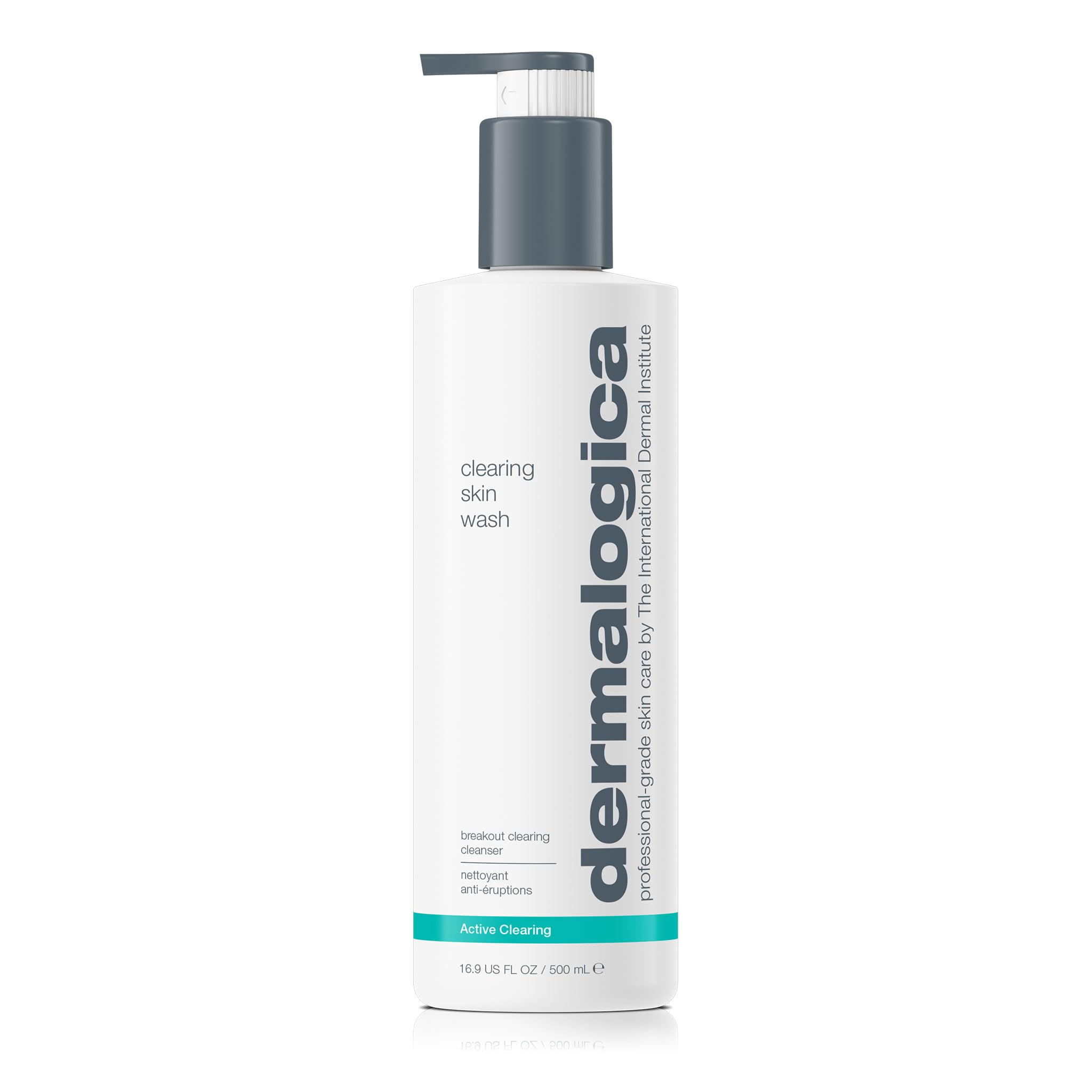 Dermalogica Clearing Skin Wash - Anti-Aging Acne Face Wash with Salicylic Acid & Tea Tree Oil - Natural Breakout Clearing Foam Cleanser for Oily & Acne-Prone Skin - Perfect for Daily Skincare Routine & Blemish Control